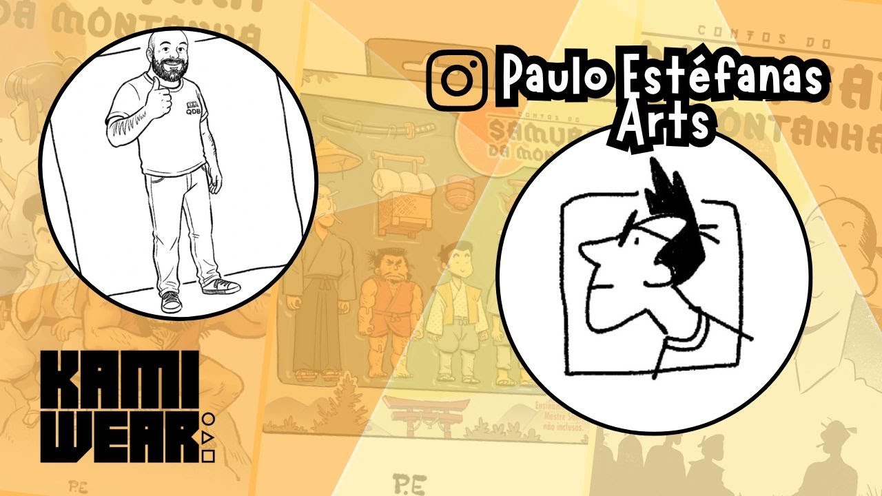 BATE-PAPO COM PAULO ESTÉFANAS ARTS: Quadrinhos, Arte e Projetos do Bem!