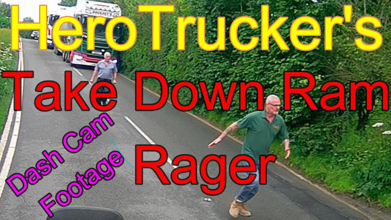 Trucker's Take Down  Ram Rager. All Caught On Dash Cam.