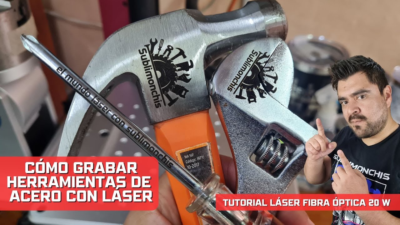 Cómo Grabar Herramientas de Acero Inoxidable con Láser de Fibra Óptica 💥 Guía Paso a Paso