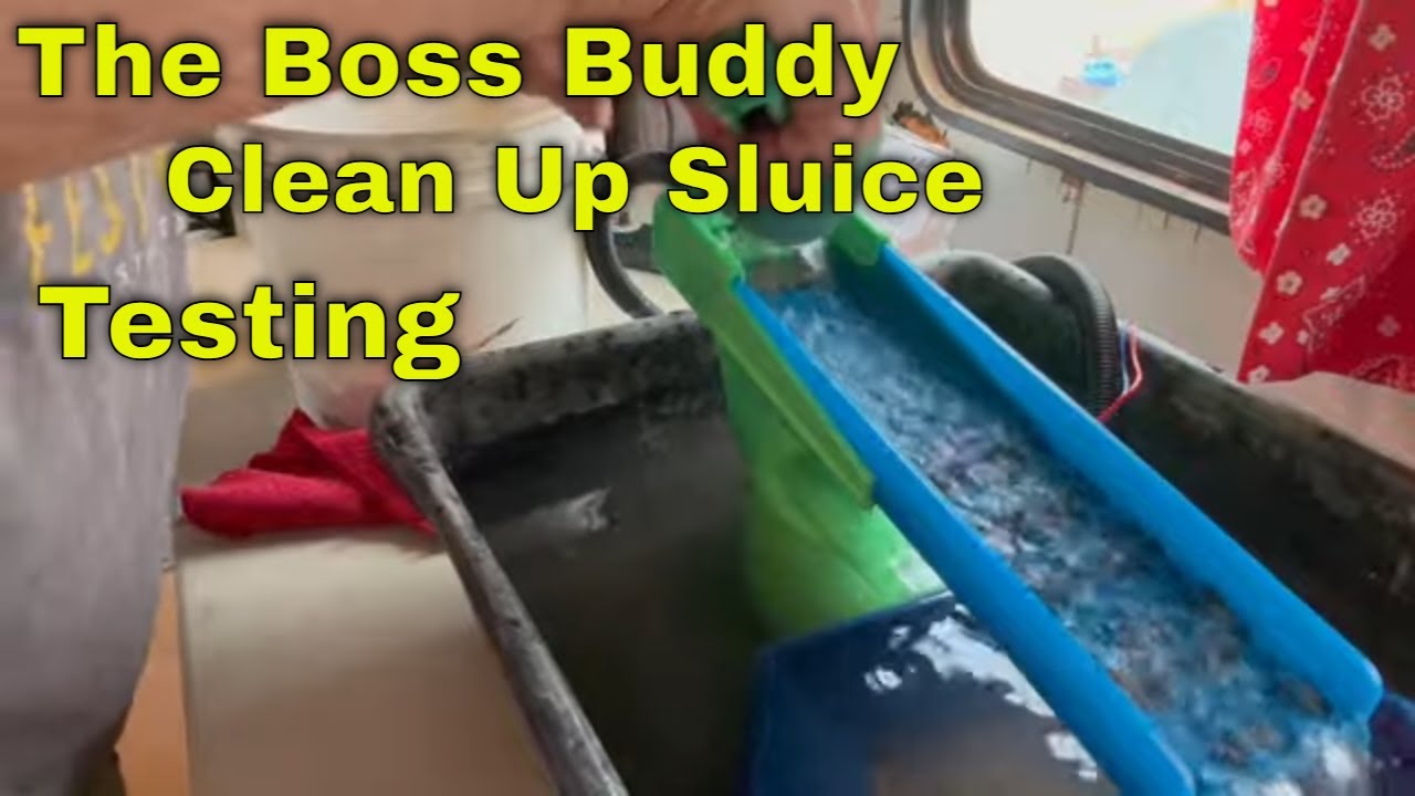 Will it work? Testing Boss Buddy Clean Up Sluice from Dream mat