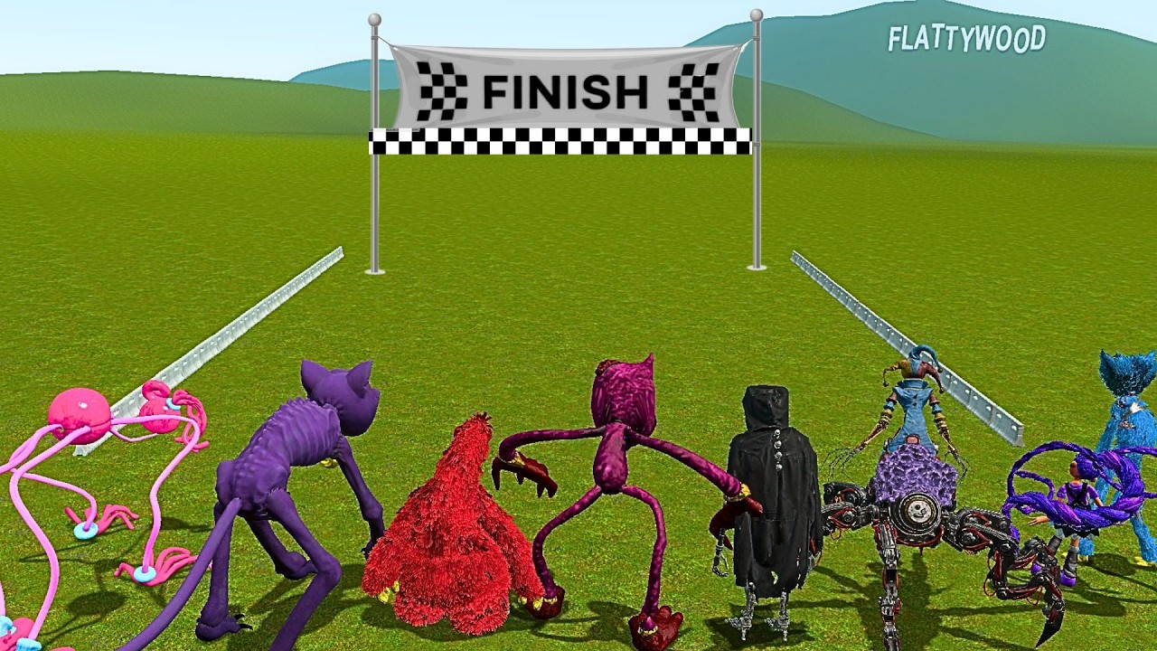 Ranking the Fastest Poppy Playtime Monsters in All Chapters | Garry's Mod