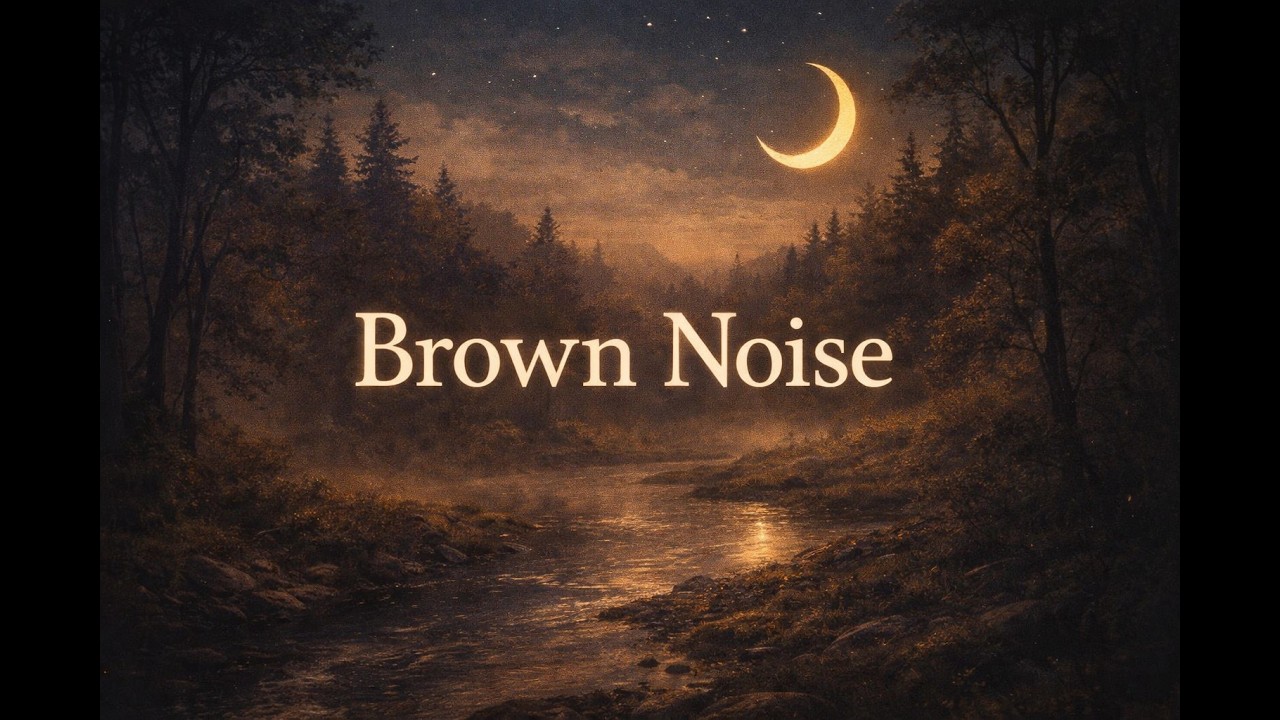 Brown Noise for Sleep (10 Hours) | Deep Sound Masking | Black Screen | Uninterrupted