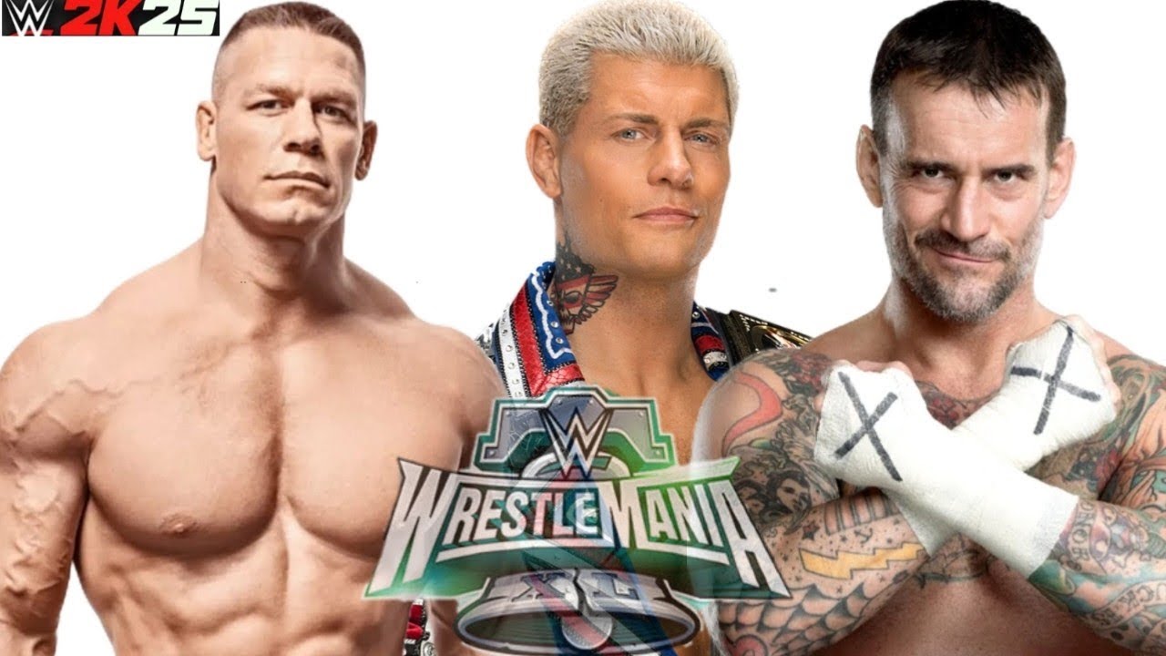 JOHN CENA VS CODY RHODES & CM PUNK Who will Won ?🏆 Wwe 2K25 Netflix adition mobile update gameplay 📱