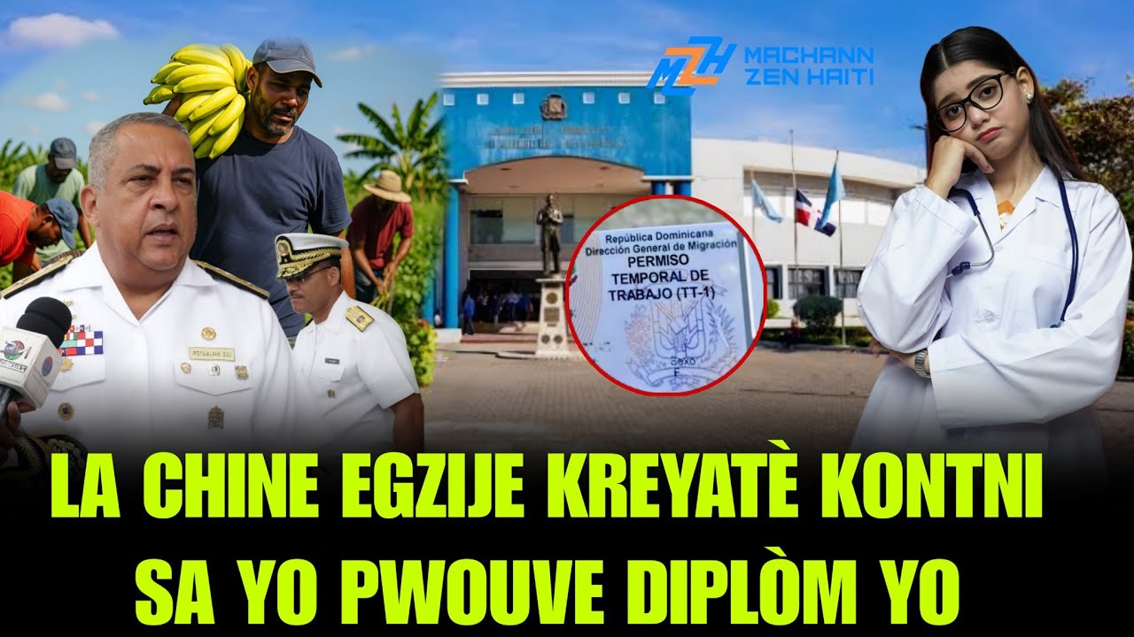 SENDOMENG FRAPE ANKÒ! PWOBLÈM PIRÈD POU AYISYEN || LA CHINE EGZIJE DIPLÒM POU ENFLIYANSÈ SA YO