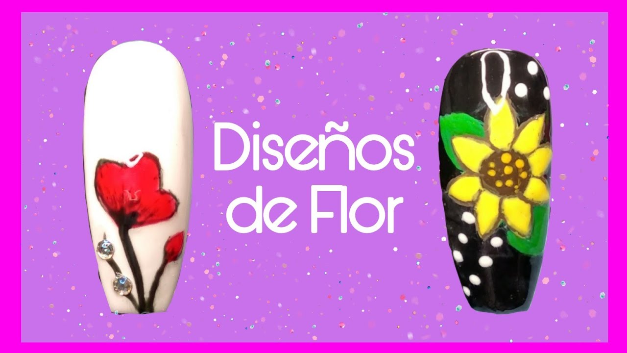 Diseño en Uñas con Gel Semipermanente🌷🌻