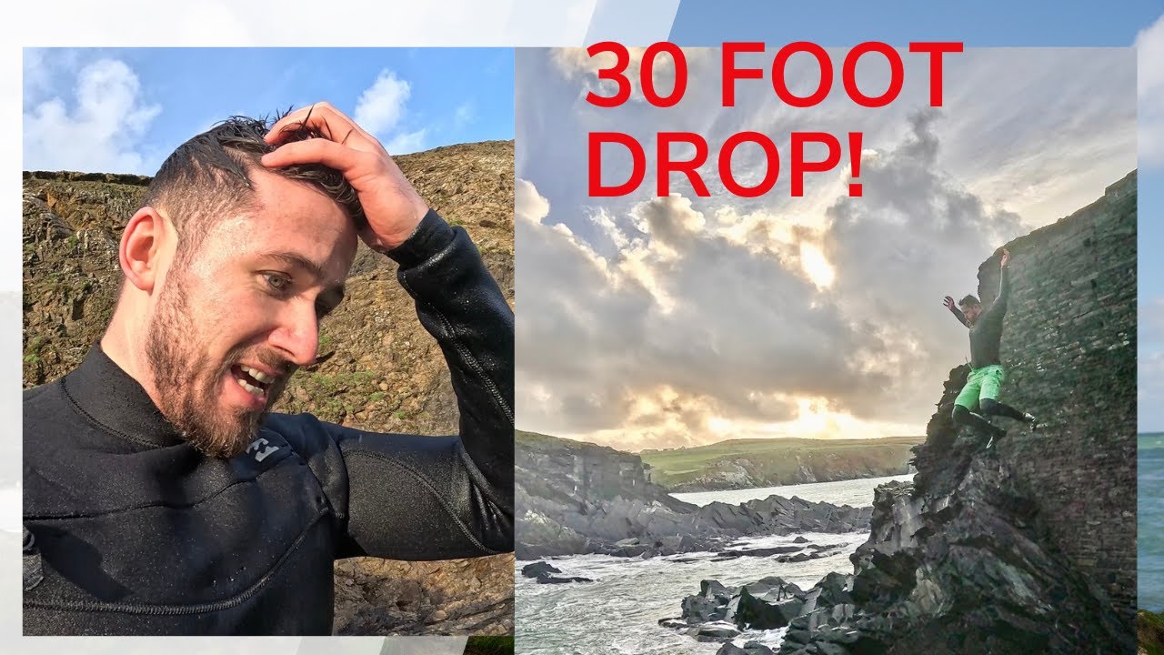 Testing A 30 Feet Cliff Jump