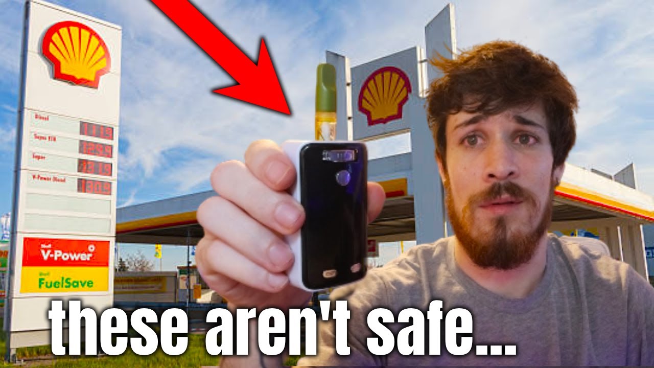 Я попробовал тележку на заправке...