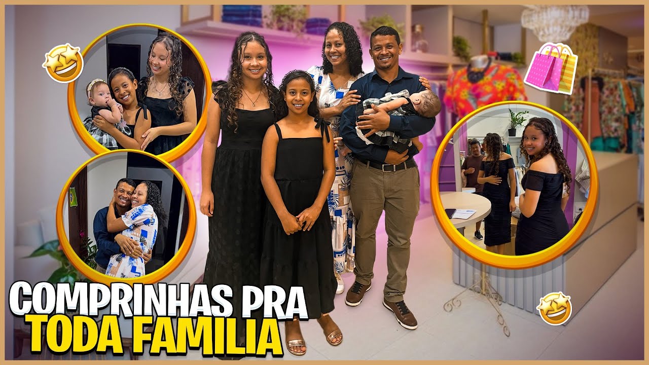 VLOG de COMPRINHAS pra TODA FAMÍLIA + ARRUME-SE com a GENTE PRA IRMOS no ANIVERSÁRIO🥳