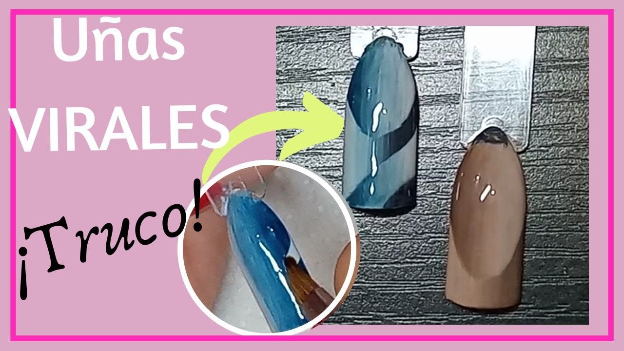 Ofrece ANTES QUE NADIE esta moda VIRAL en UÑAS // como hacer punta con DIFUMINADO A LA INVERSA
