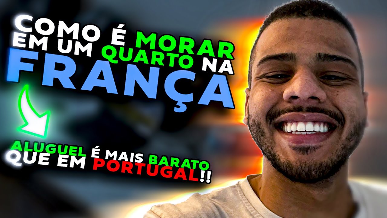 Como é morar em um quarto na França? Aluguel é mais barato que em Portugal.