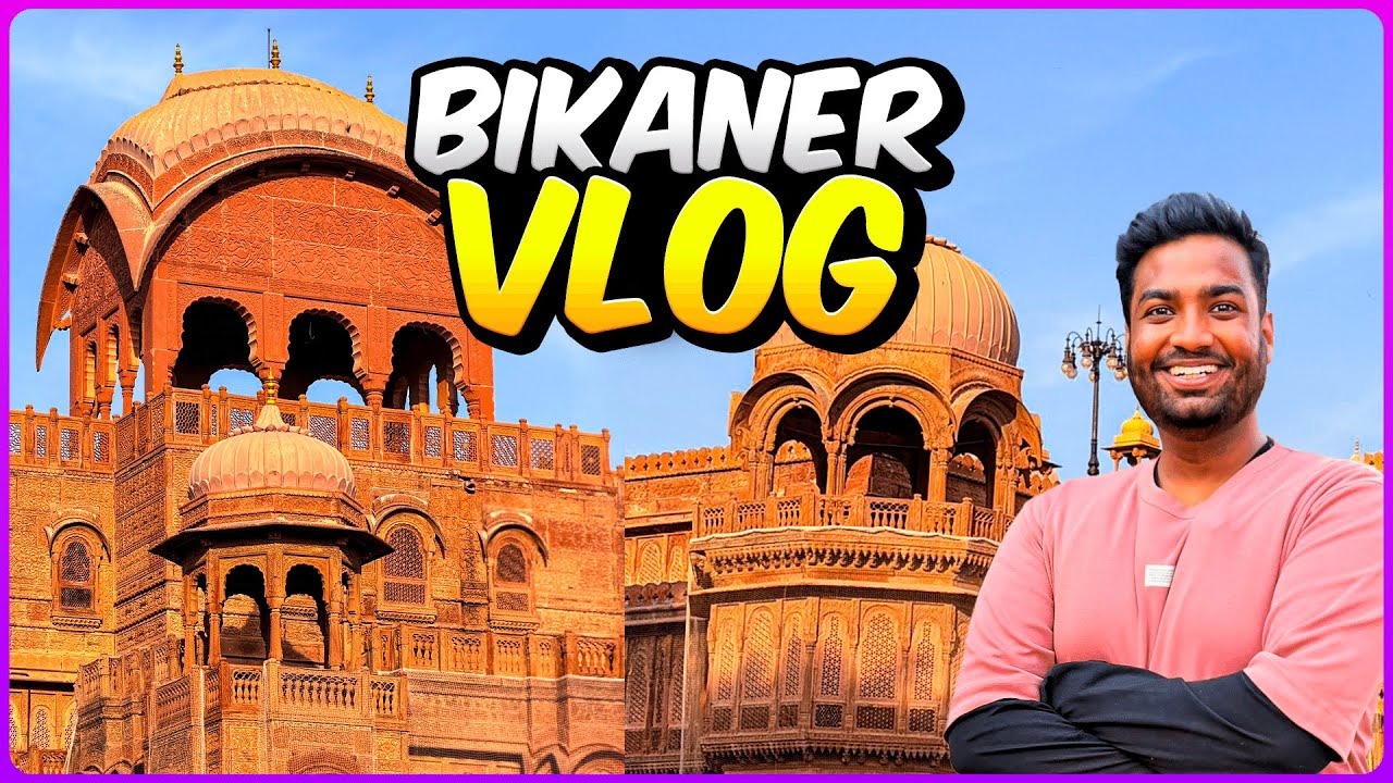 Bikaner Travel Vlog Day 1 | Karni Mata Mandir Rat Temple | Bikaner Food Tour BTS | Travelling Paaji