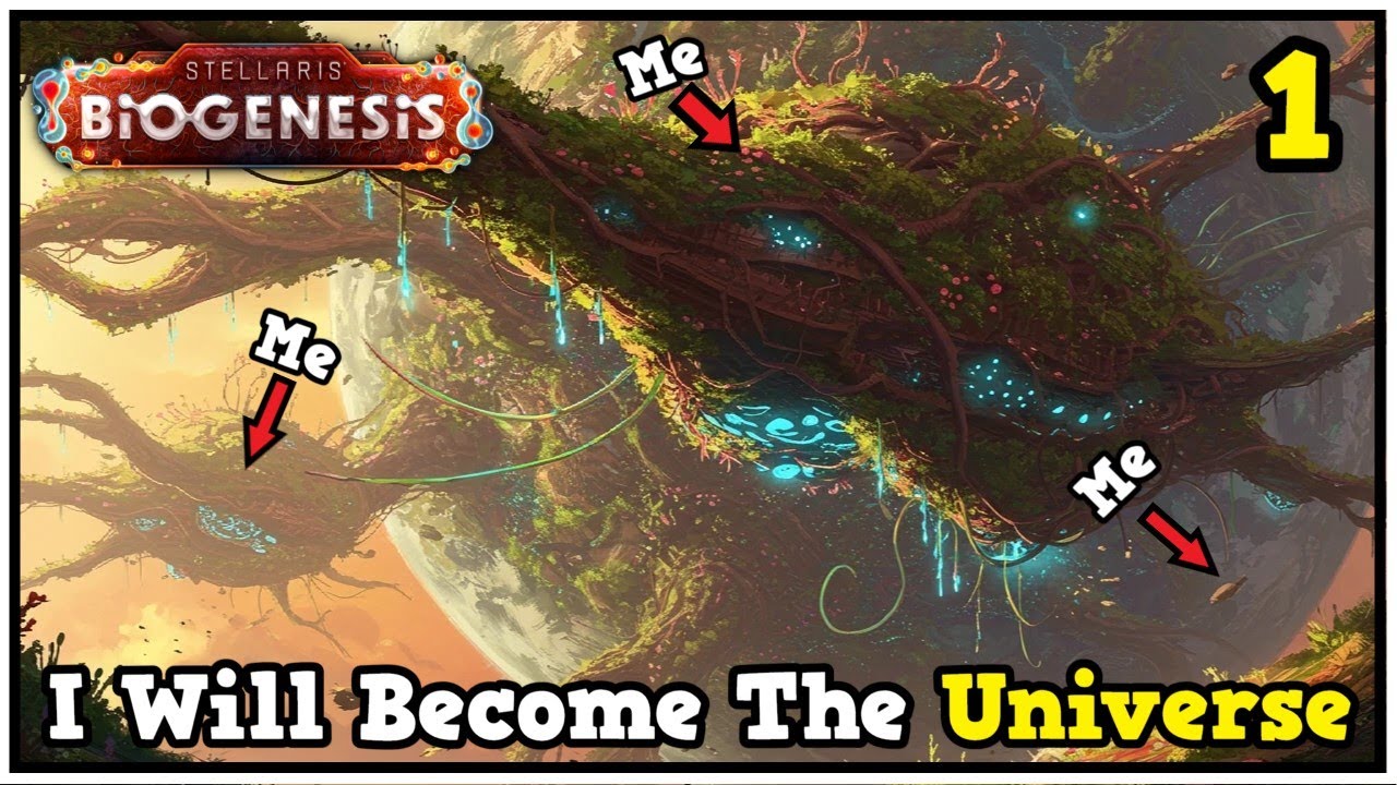 I Become A Living Planet & Consume The Galaxy In Stellaris Biogenesis #1