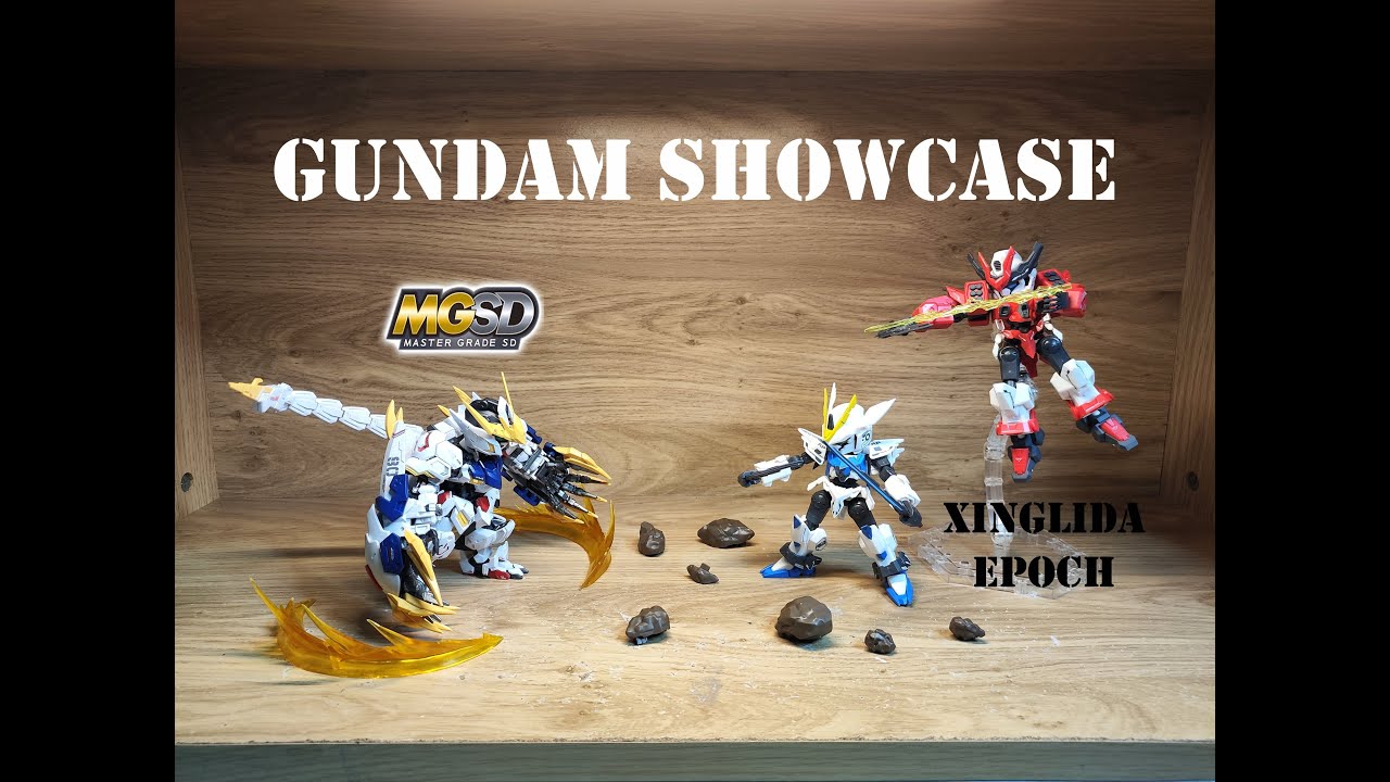 Showcase MGSD Gundam Barbatos vs Xinglida Mech Shadower & Archer Battle with Lofi Nostalgic J-Pop