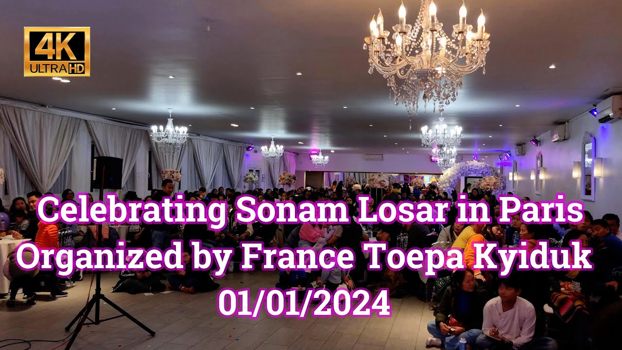 Celebrating Tibetan Sonam Losar in Paris. Organized by France Toepa Kyiduk. #tibetanvlogger