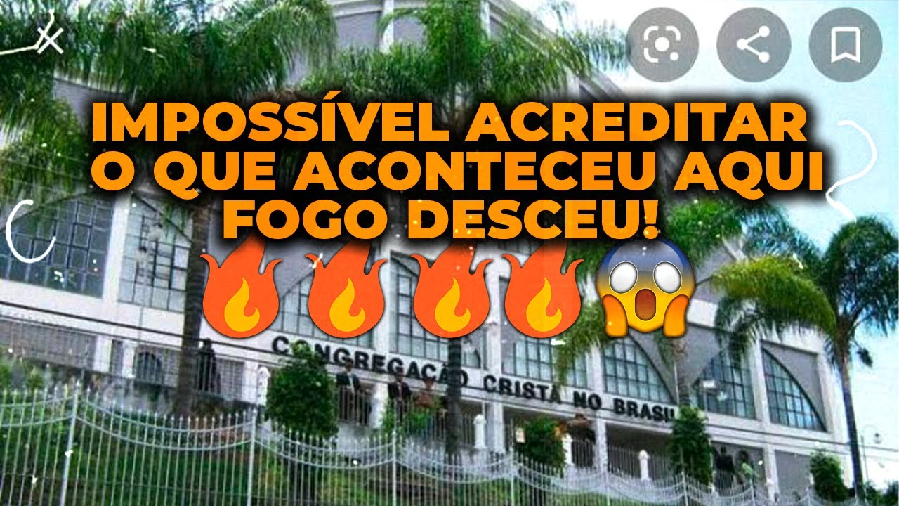 Pregação CCB Terrível! Confirmação de Casamento! o Céu Desceu Em BH!