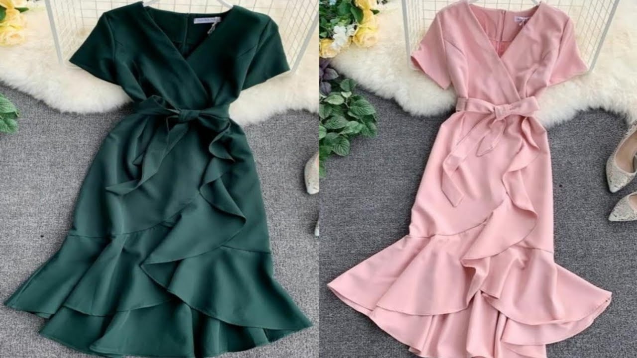Wrap dress cutting// Designer dress cutting and stitching#wrapdresscutting#rqfashionqueen#wrapdress
