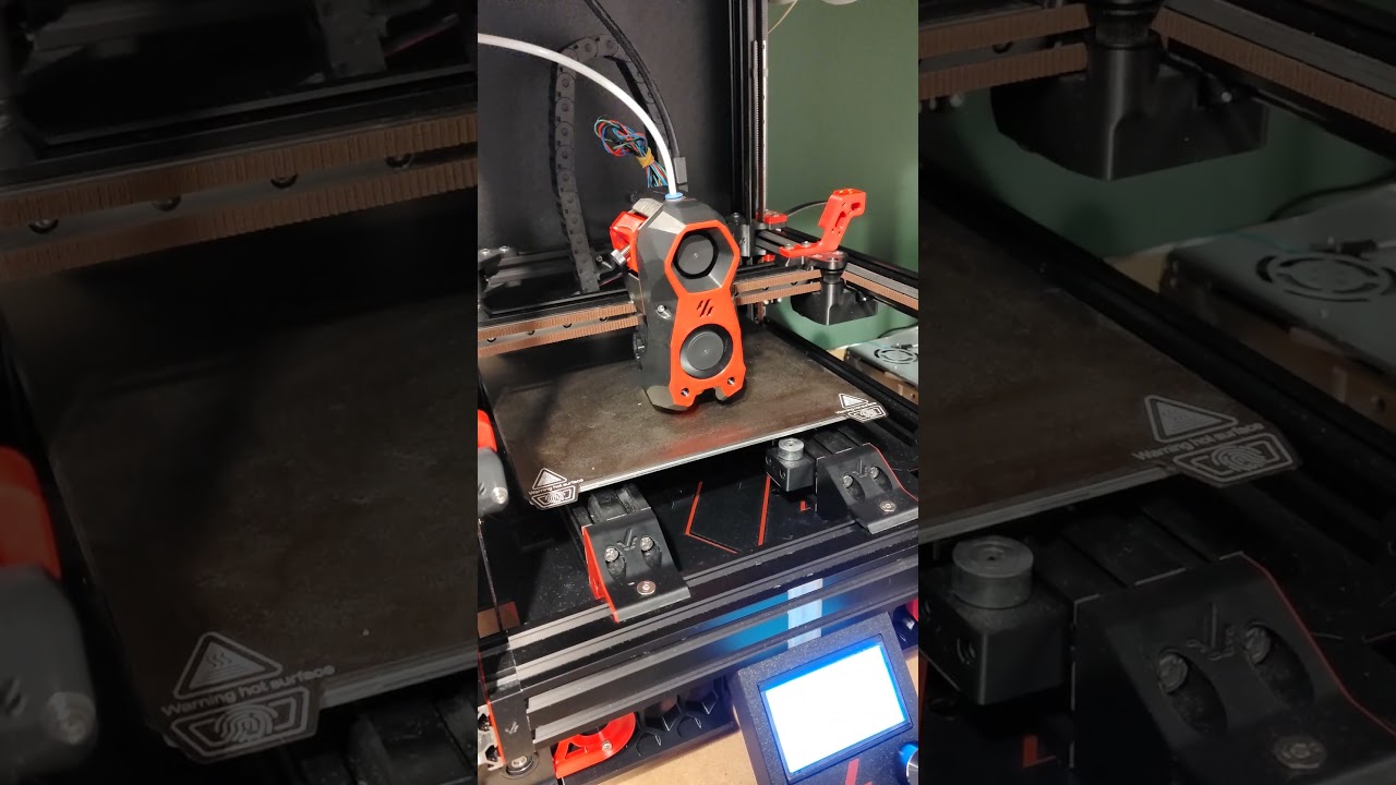 Enderon's first print (convert 2 Enders to Voron 2.4 200x200mm)