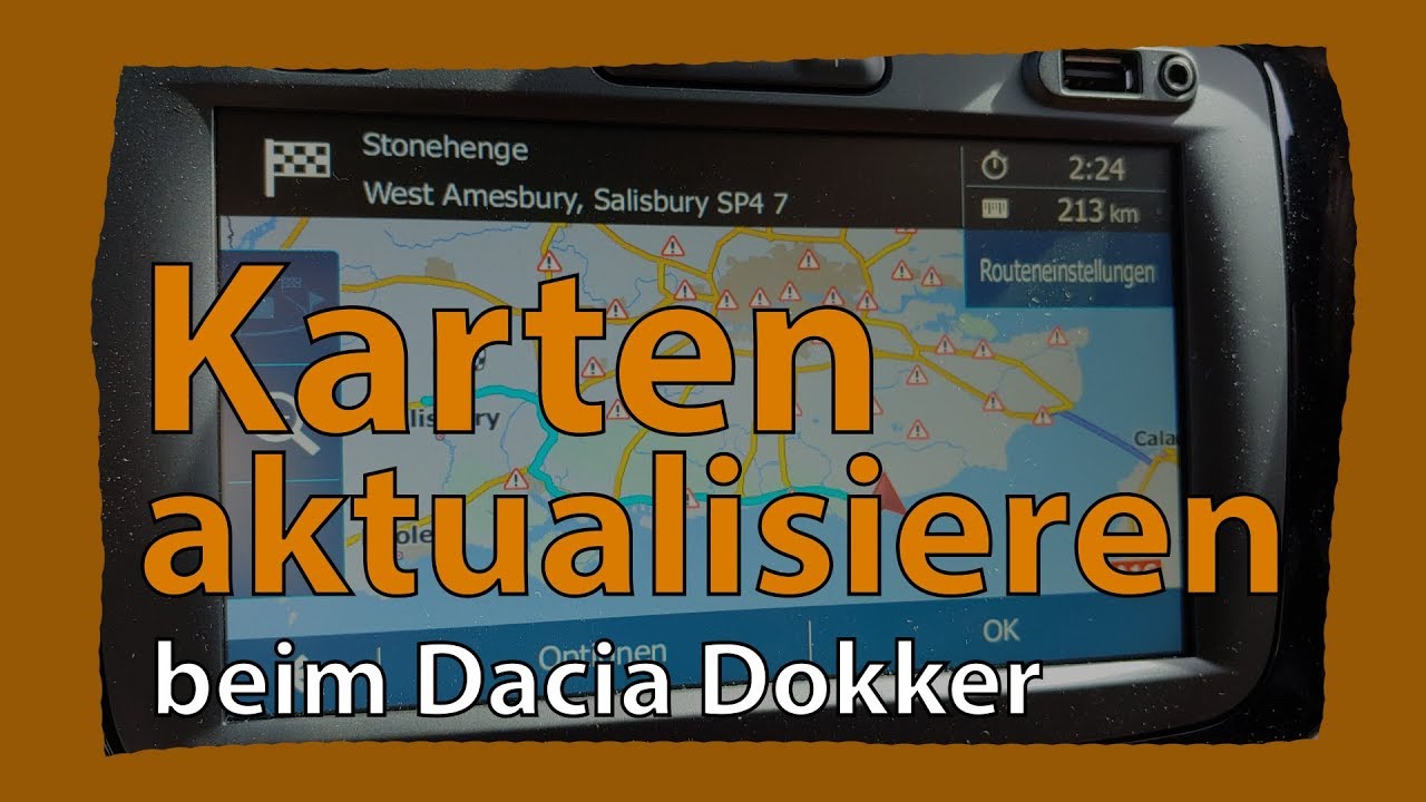 DACIA DOKKER Karten herunterladen und aktualisieren 🗺️ (Media Nav Evolution)