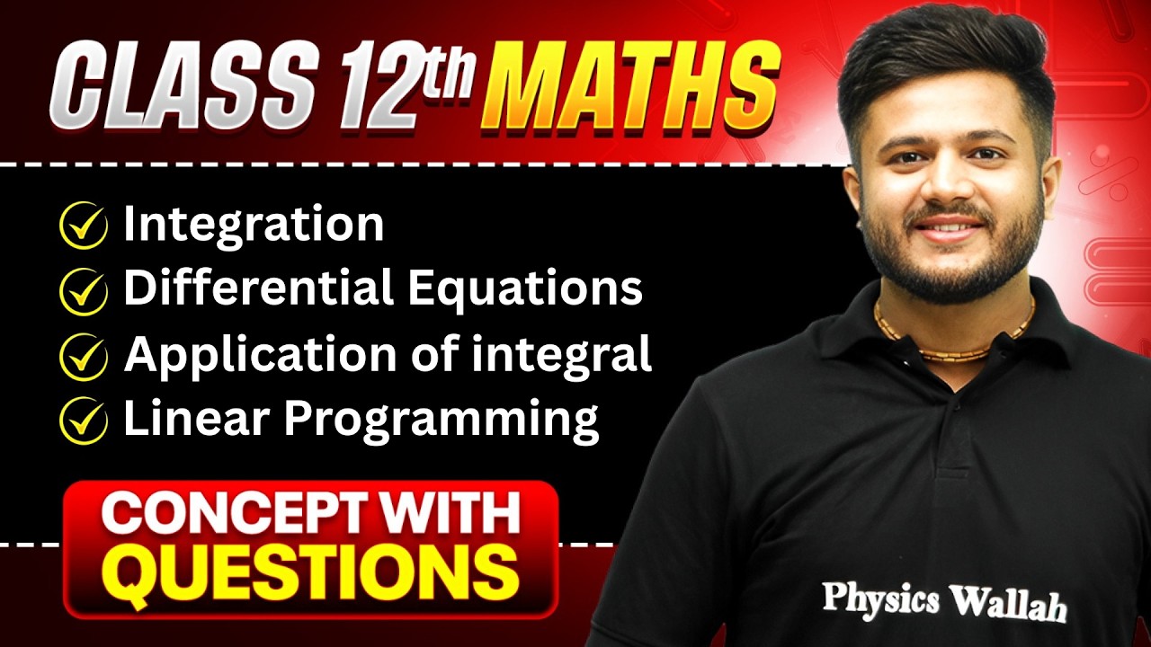 Class 12 Maths Complete Book 2 Marathon 🔥 | All Chapters One Shot | Boards 2026 By Deepak Sir