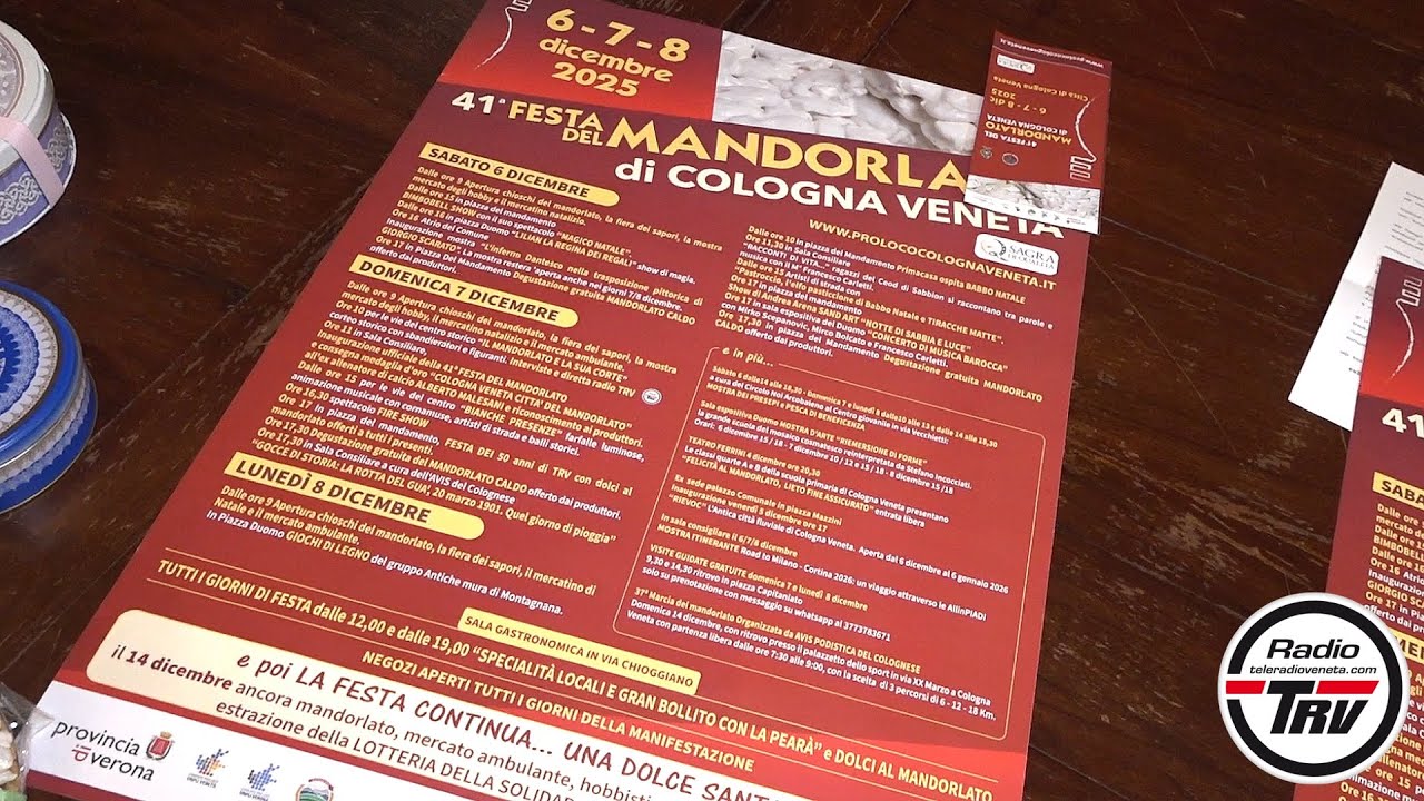 Presentata la 41esima edizione della Festa del Mandorlato