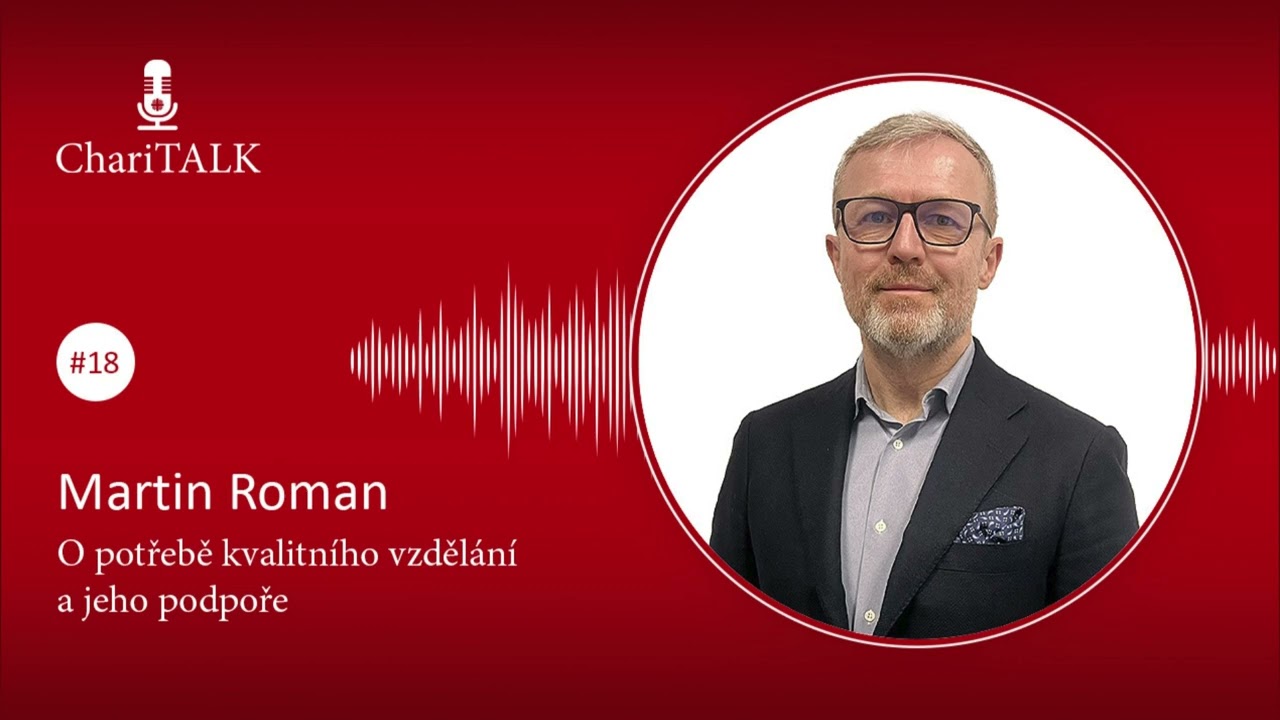 ChariTALK #18 Matematiku musíme učit tak, aby si úspěch mohl zažít každý, říká Martin Roman
