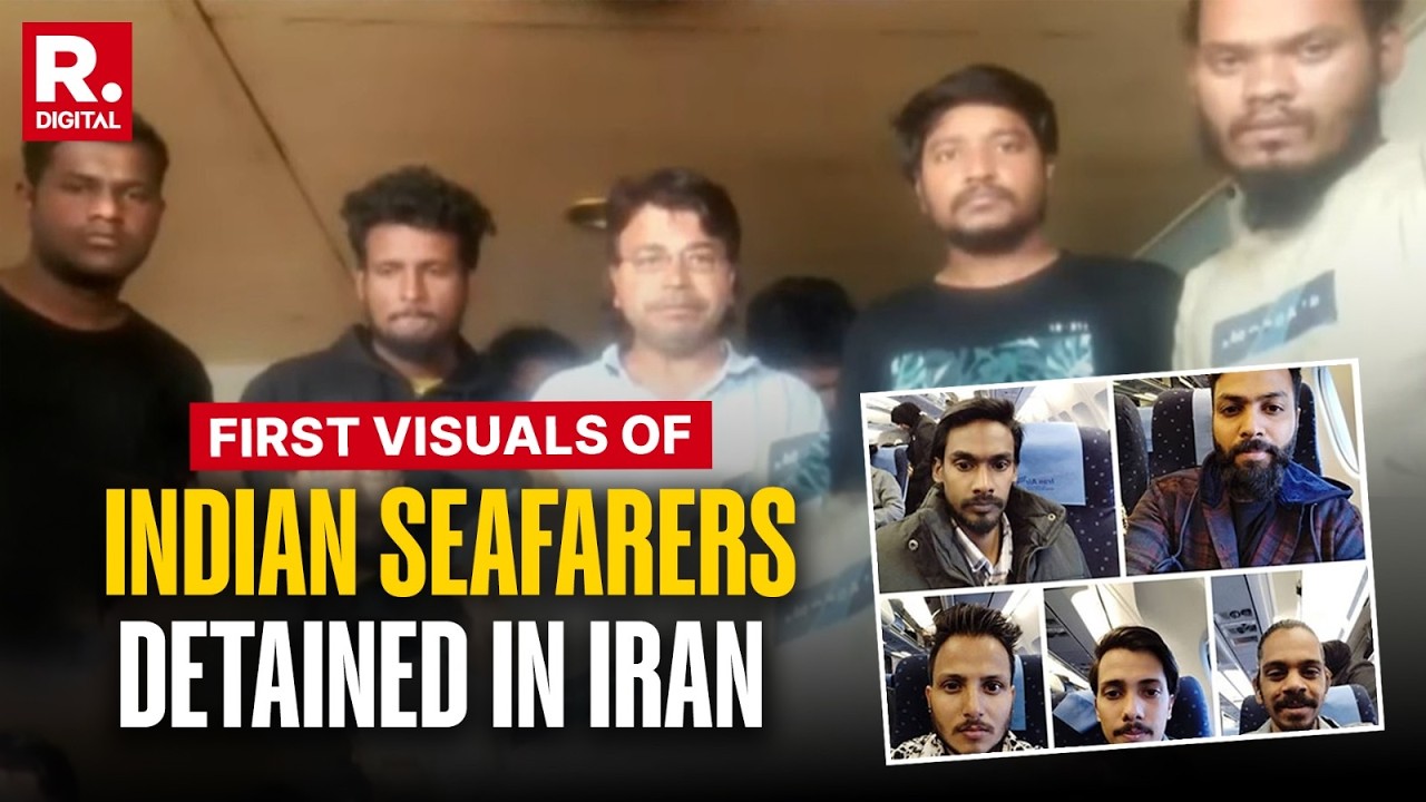 First Visuals: Indian Seafarers Detained In Iran Ask Indian Government For Help