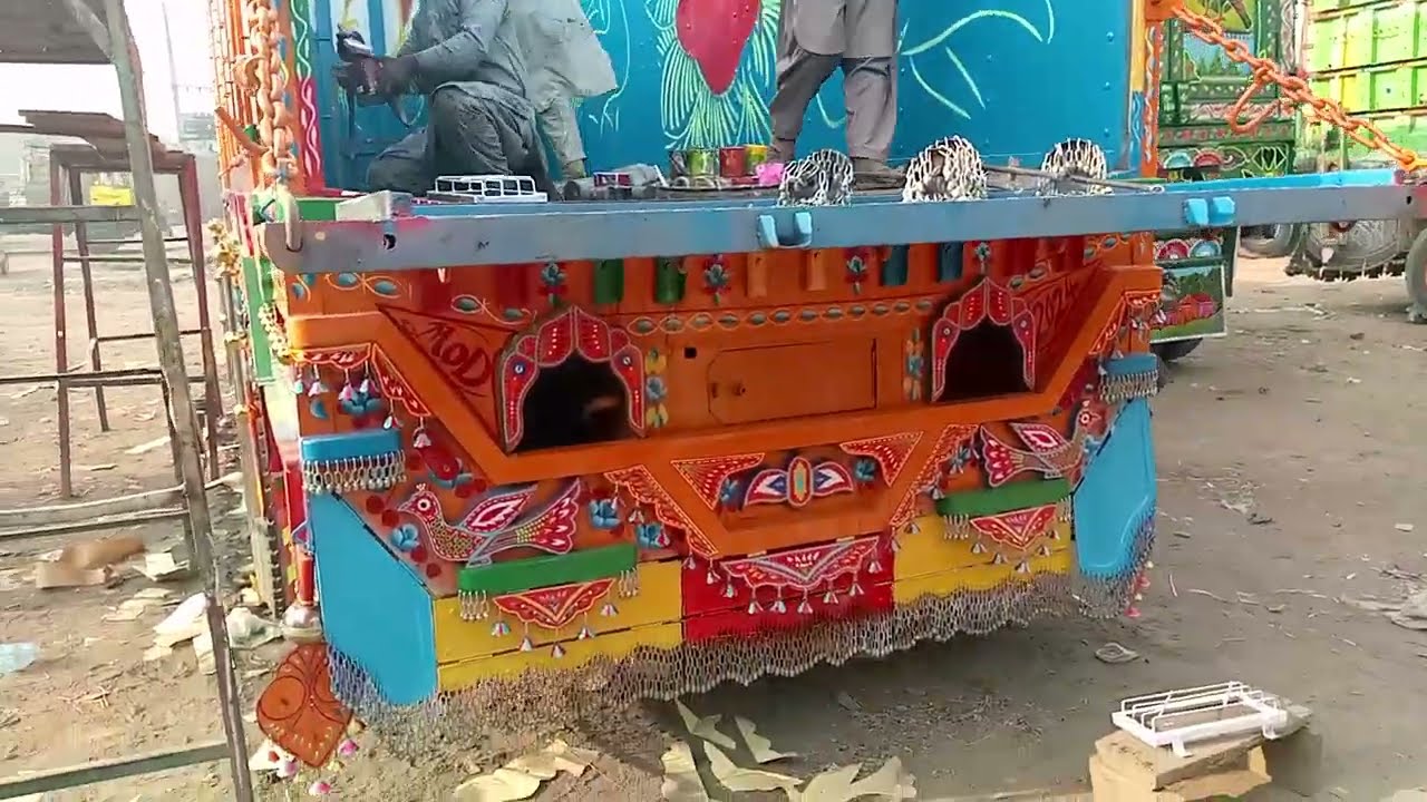 Shah Jahan truck 🚛 body maker kohat roud skem chouk Peshawar @03108856794