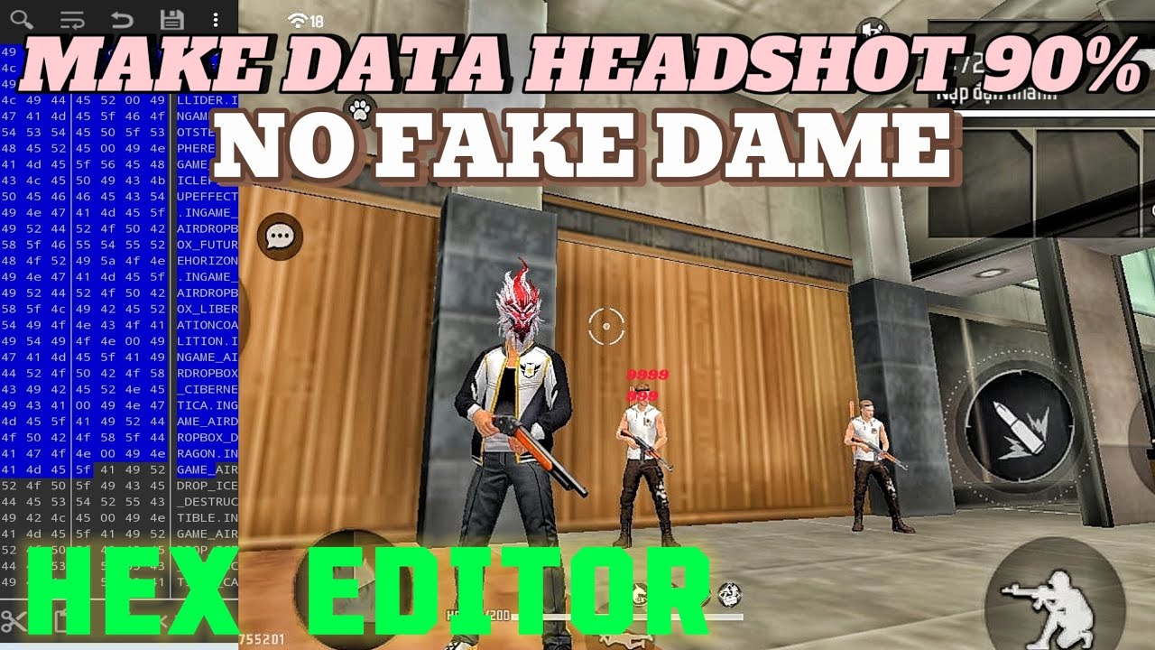 Hướng Dẫn Tạo Data AIM HEADSHOT 90% Bằng Hex Editor | How To Make Data Config Headshot 90% FF🔥🤯#aelt