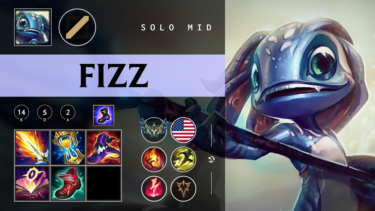 Fizz Mid vs Akali - NA Challenger Patch 26.06