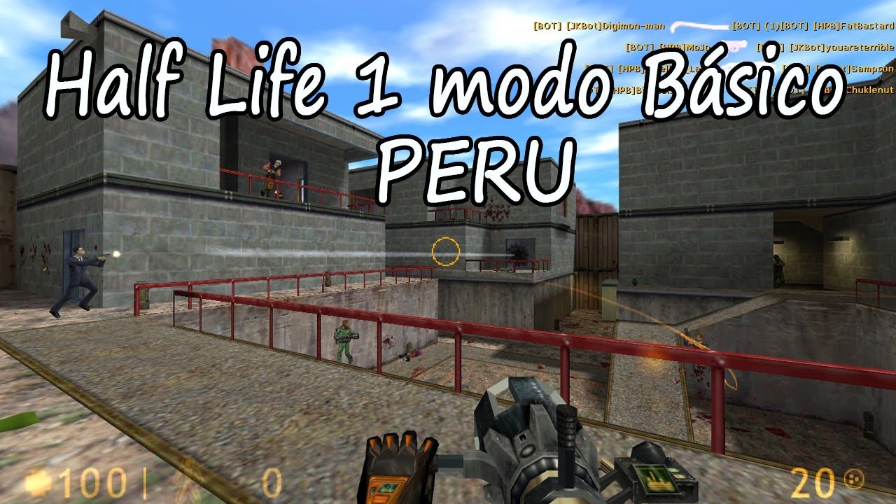 Half life 1 modo basico en servers crossfire ✔️ PERU