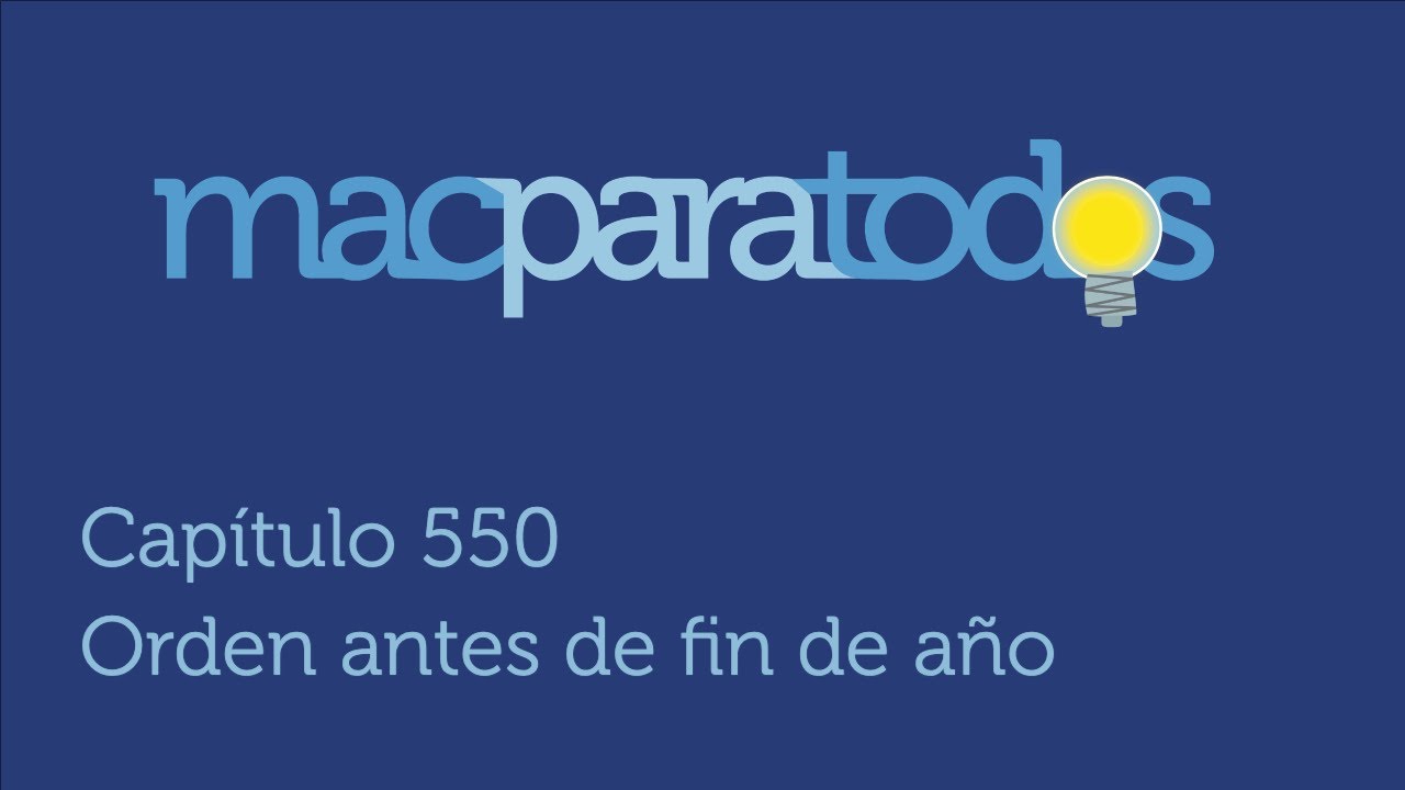 550.- Orden antes de fin de año