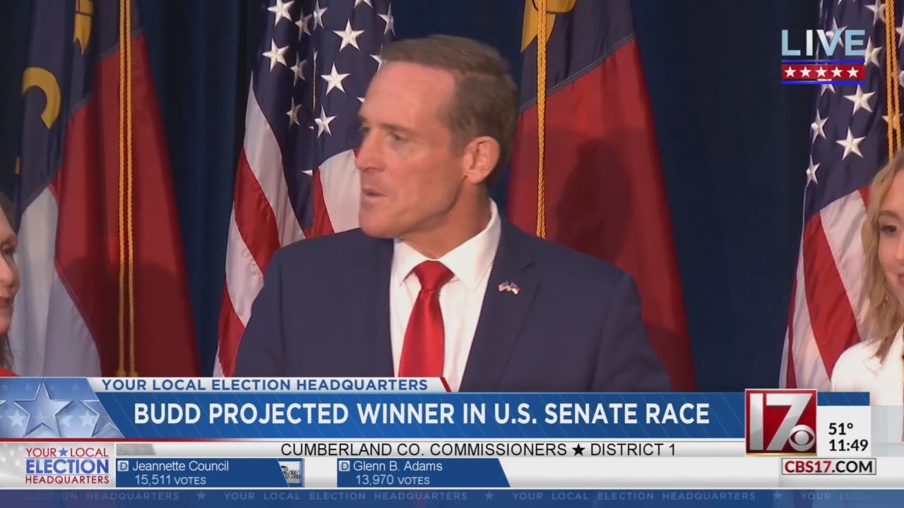 Republican Ted Budd wins U.S. Senate seat for North Carolina