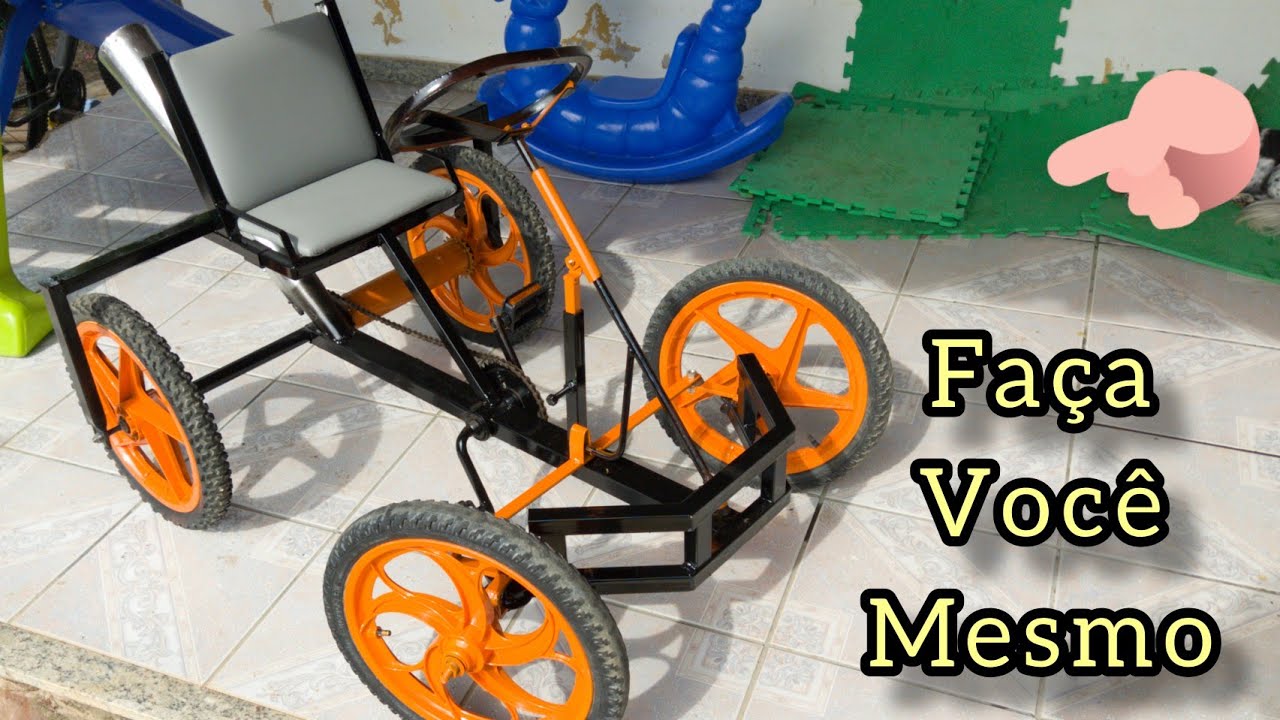 quadriciclo caseiro de pedalar