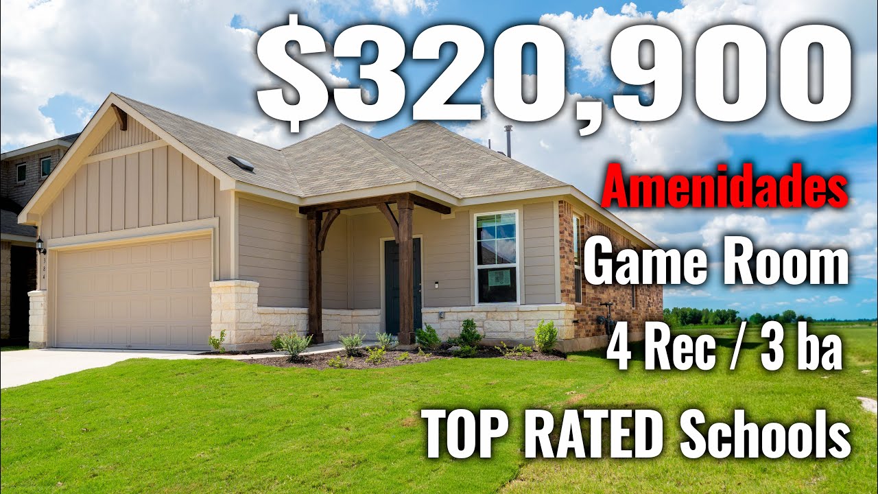 Brand New Modern Home for Only $320,000 Near AUSTIN TEXAS! 🔥 Top Schools | Top AMENITIES