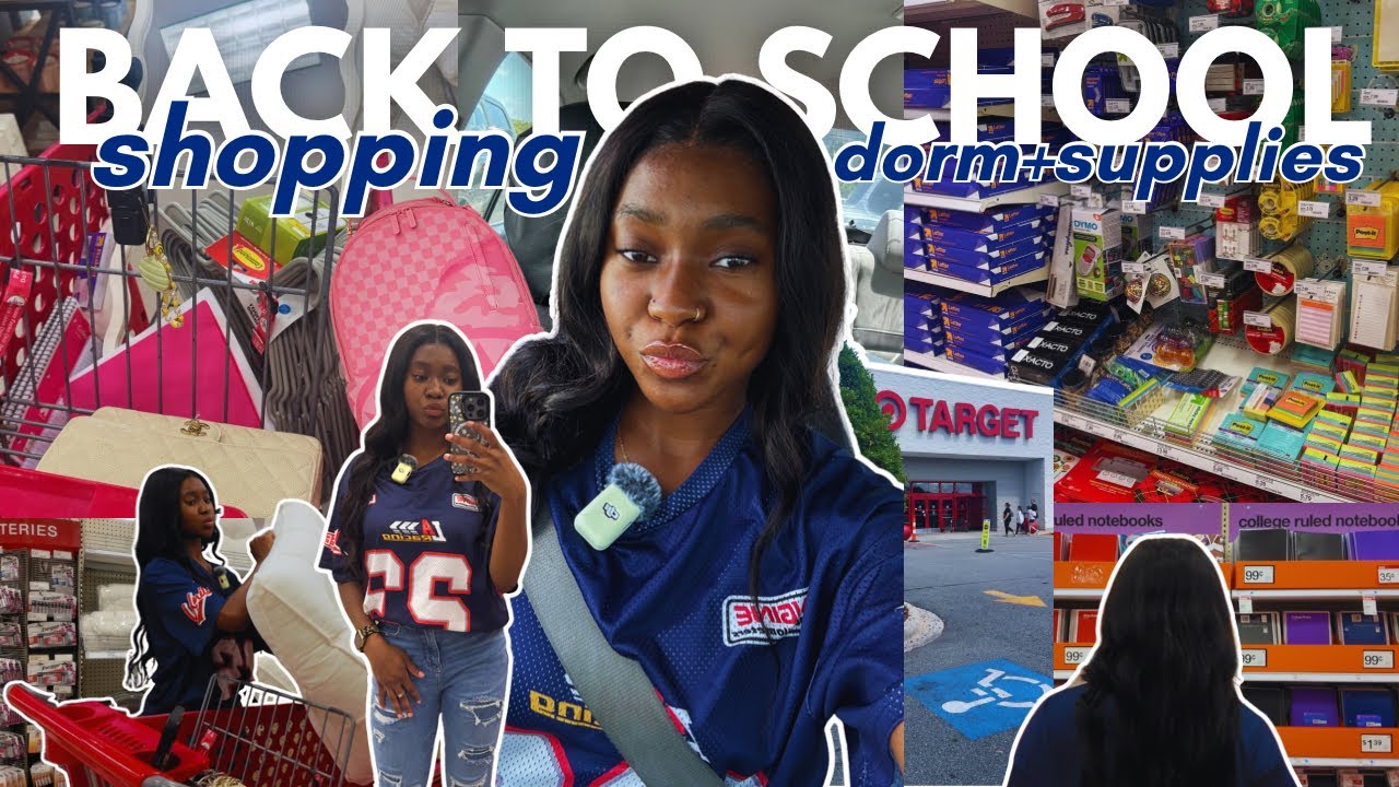 🎒 Back to School Supplies Shopping 2025 | College Freshman Haul + Dorm Essentials