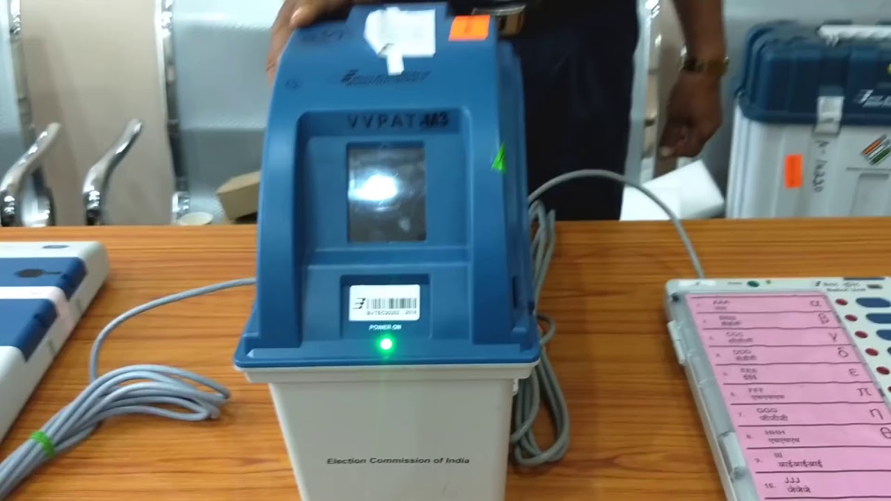 LATEST EVM AND VVPAT MACHINE DEMO 2019