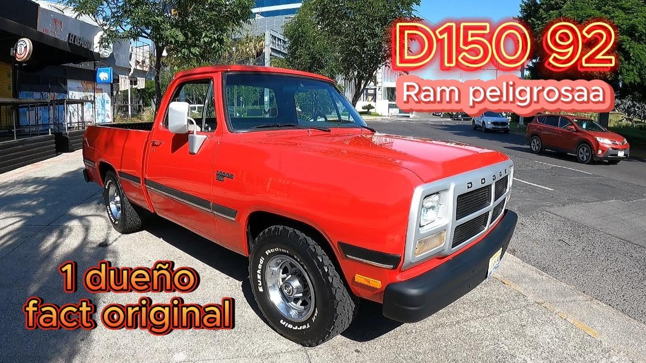 Ram Dodge D150 92 90,000 km 1 dueño fact original