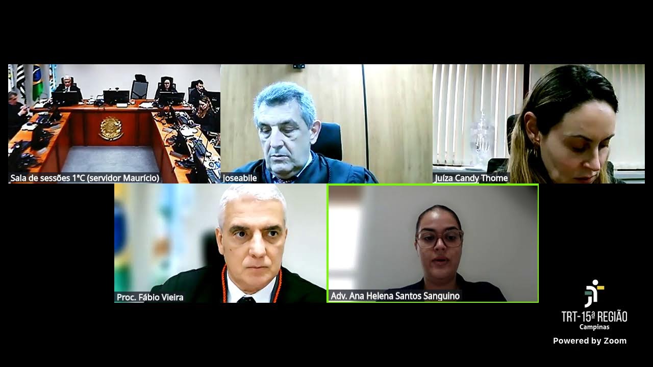 TRT15 - 1ª Câmara - 1ª Turma - 10/03/2026 - Tarde