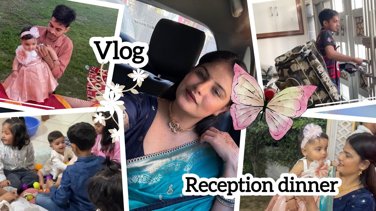 Home & Reception Dinner | Voiceover- Hindi & Indian Sign Language #vlog