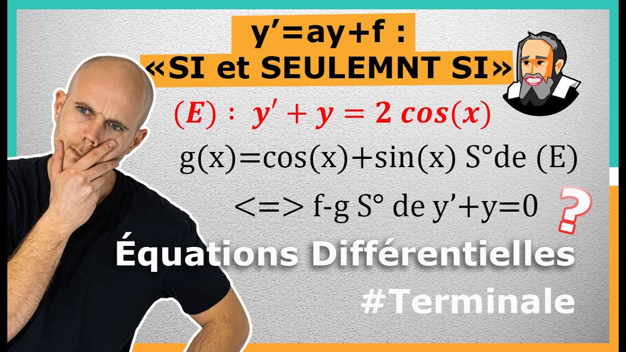 SOLUTIONS de (E) : y'=ay+f avec 