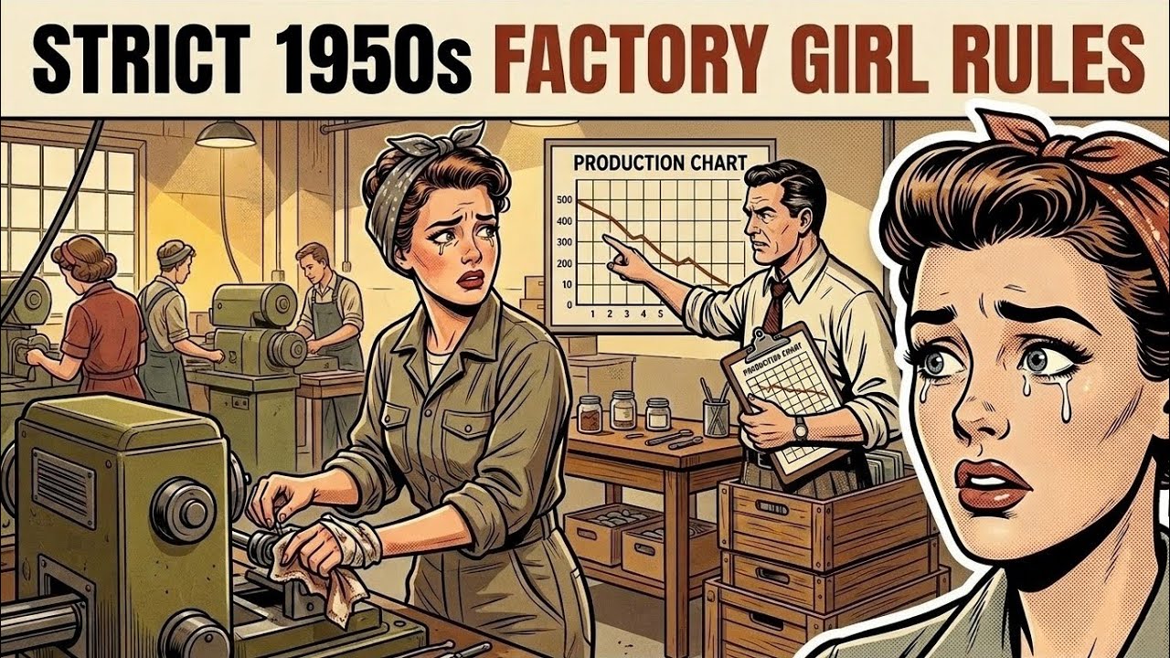 The UNSPOKEN Rules Every 1950s Factory Girl Followed