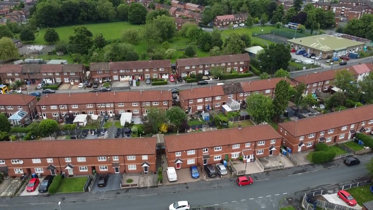Broomwood Timperley from above DJI mini 2 Drone