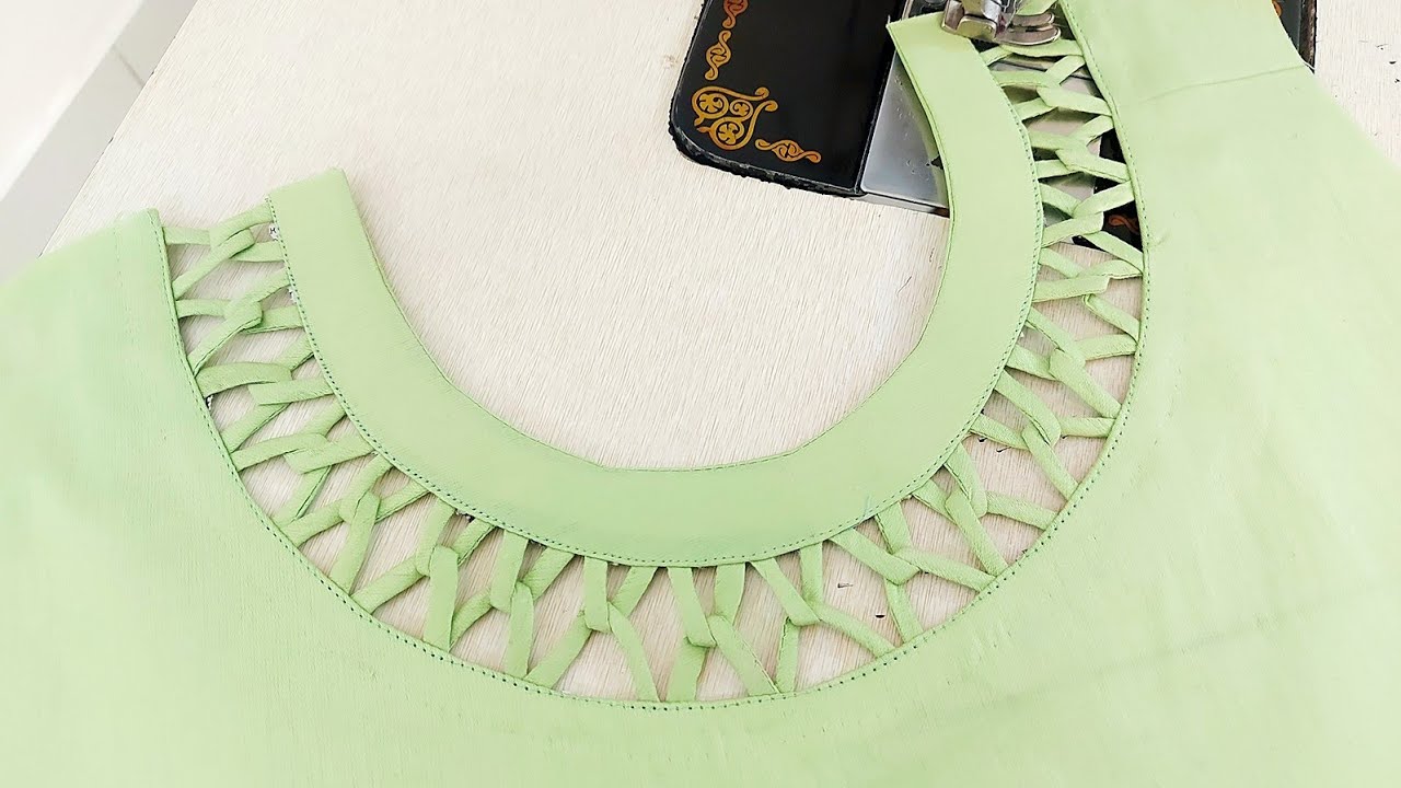 Dori Loops के साथ बनाएं सबसे खूबसूरत Neck डिज़ाइन | Beautiful Neck Design with Dori