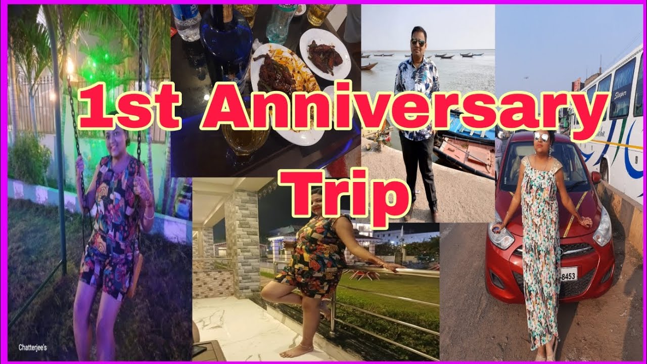 Our 1st Anniversary Trip Begins ❤🤗||Destination  Mandarmani ✌Travel vlog 😀 