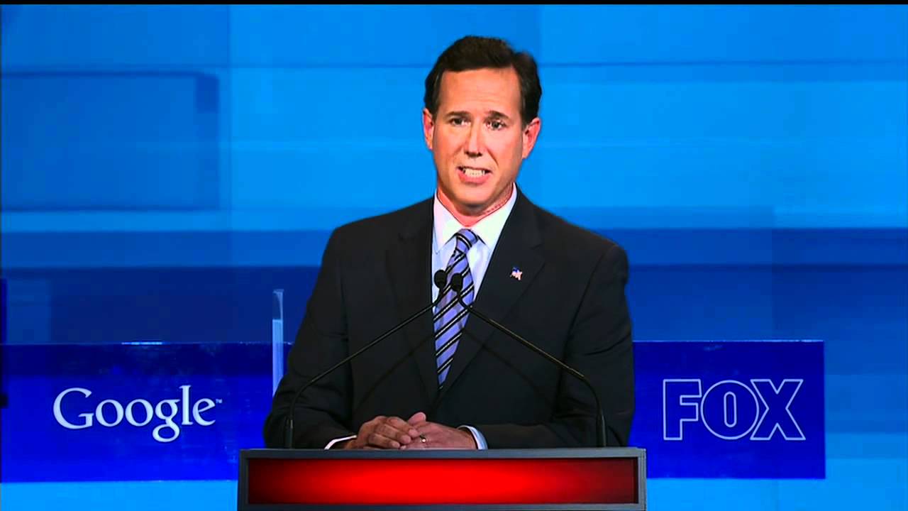 Santorum answers gay soldier's DADT question