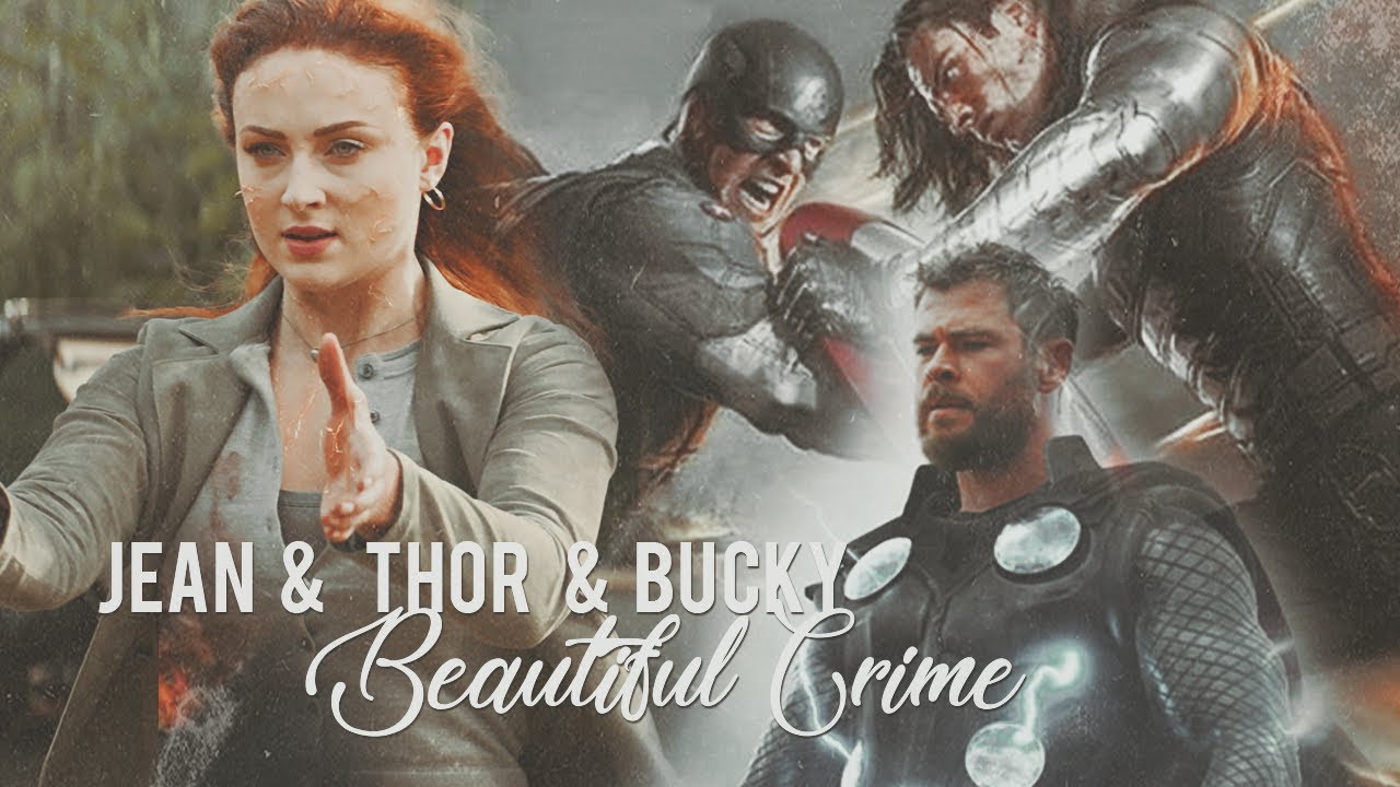 Jean Grey & Bucky Barnes & Thor ─ Beautiful Crime (AU)