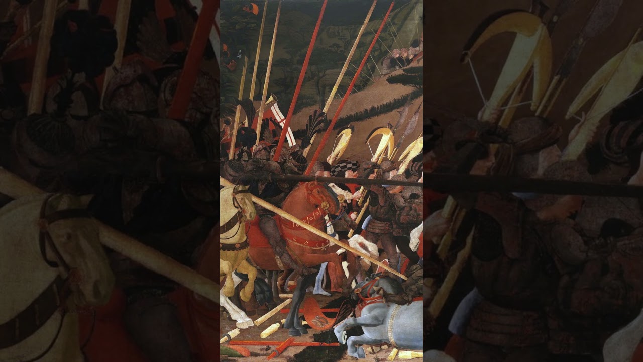 The Charge of Tolentino &ndash; Uccello&rsquo;s Battle of San Romano #BattleOfSanRomano #PaoloUccello
