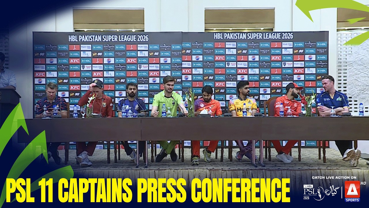 PSL 11 Captains Press Conference | Lahore | A Sports