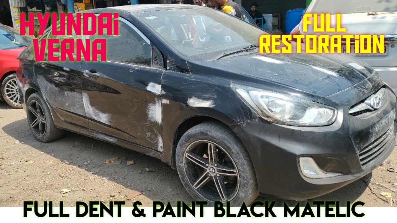 Hyundai verna/Full car Repaint/Verna denting and painting/Hyundai verna car