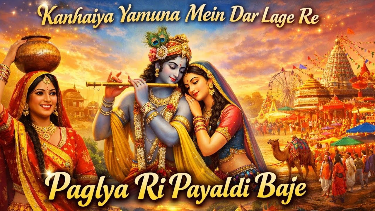 Paglya Ri Payaldi Baje | Kanhaiya Yamuna Mein Dar Lage Re | Rajasthani Krishna Bhajan 2026